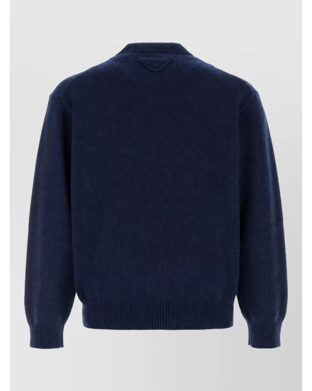 Prada Blue Cashmere Sweater for men