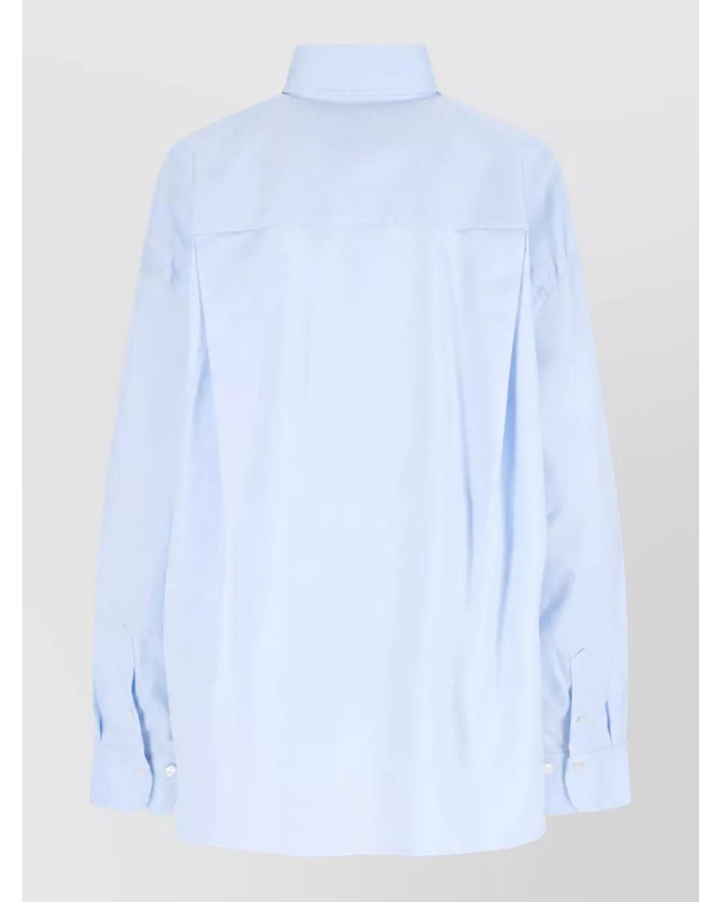 Finamore 1925 Blue Cotton Shirt