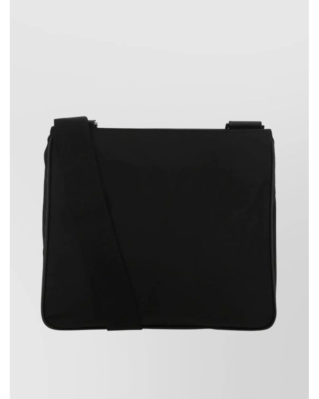 Prada Black Recycled Nylon Crossbody Bag for men
