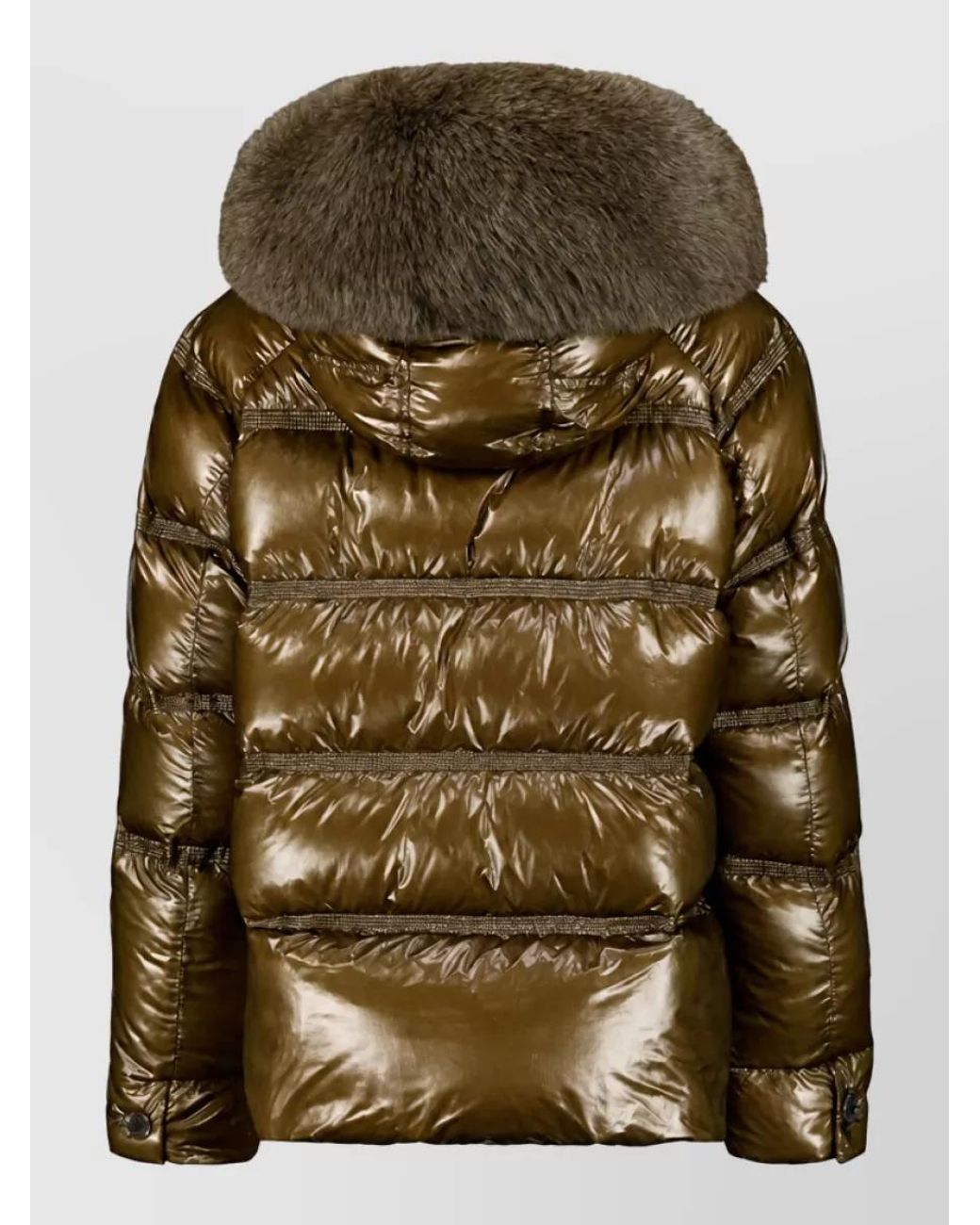 Peuterey Green Hooded Puffer Coat