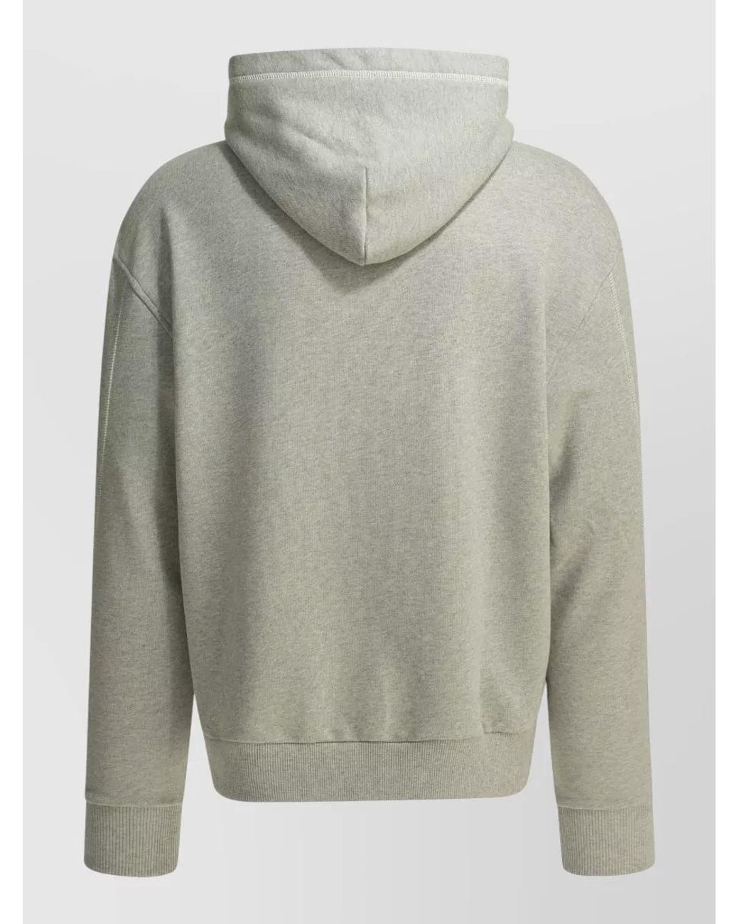 Givenchy Gray Cotton Relaxed-Fit Hoodie for men