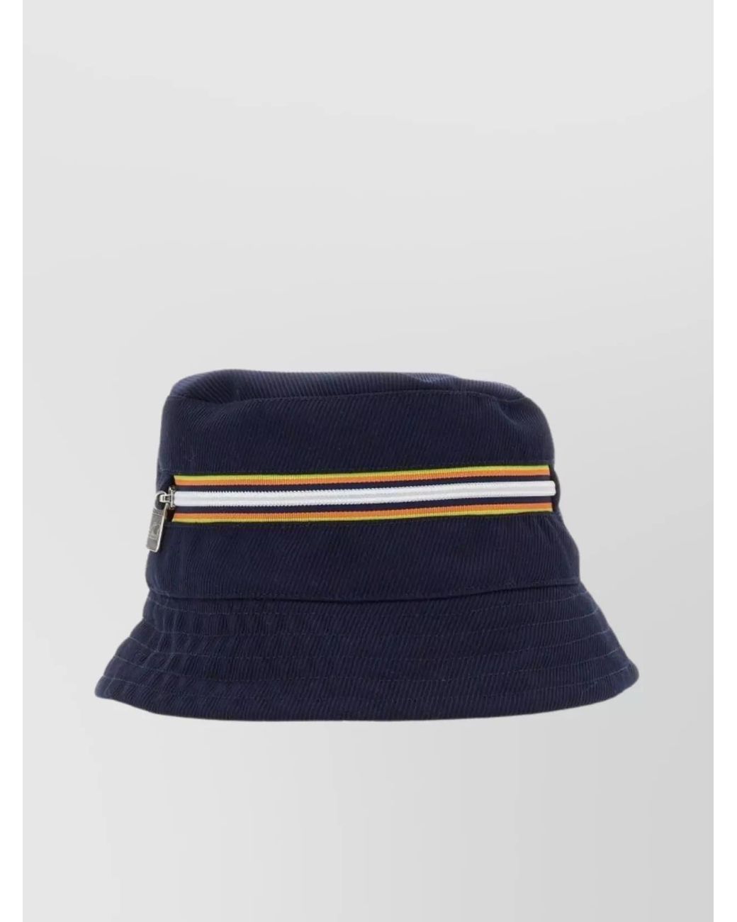 K-Way Blue Bucket Hat for men
