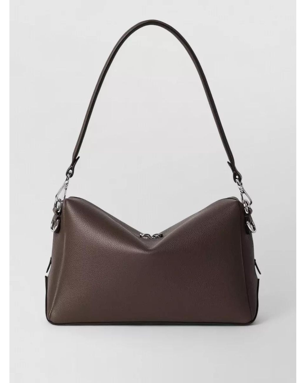 Fendi Brown Leather Lui Medium Shoulder Bag for men