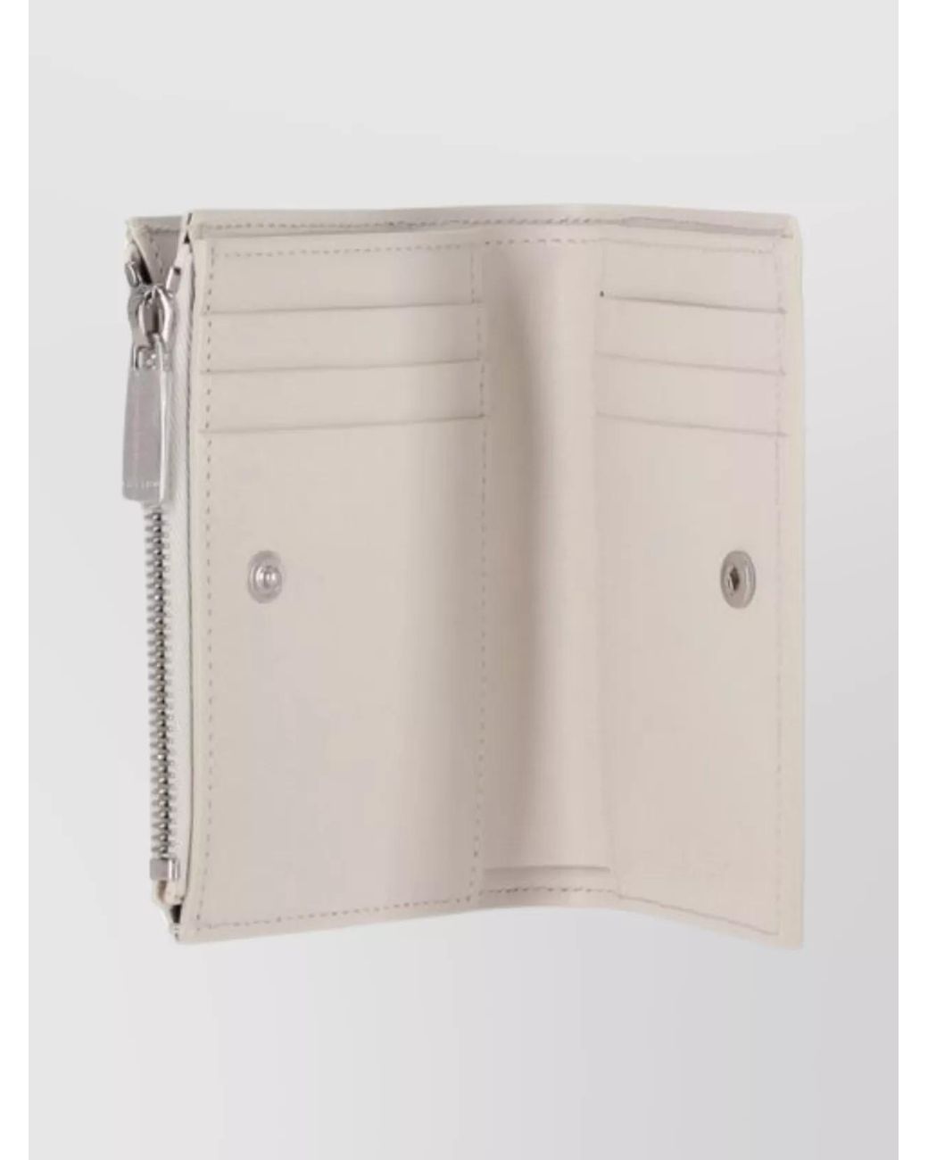 Off-White c/o Virgil Abloh Pink Leather Zip-Around Bifold Purse