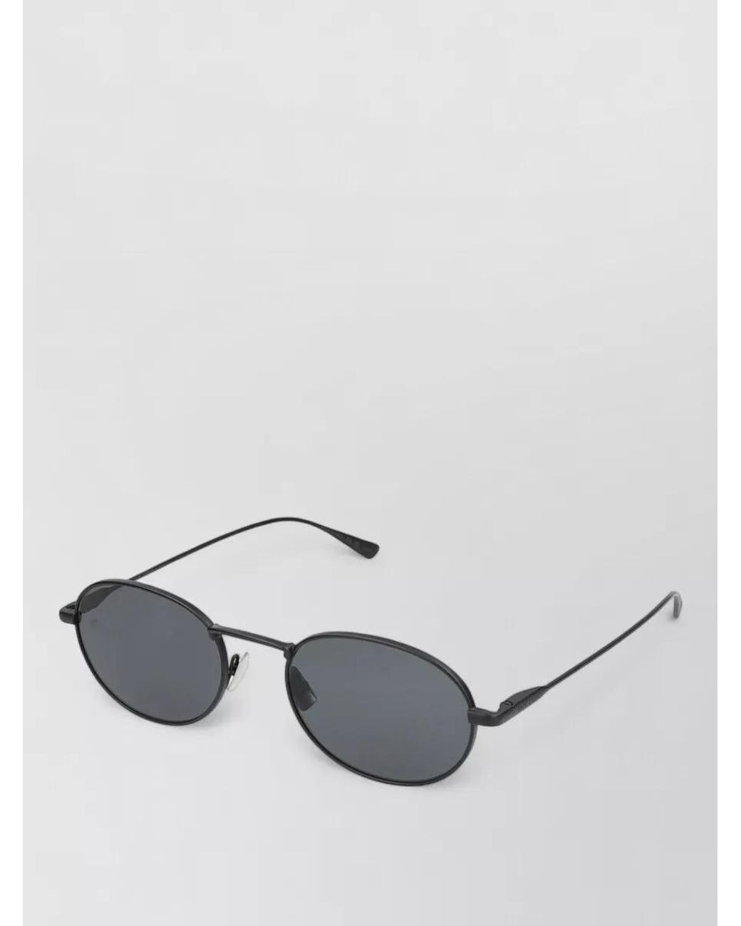Saint Laurent Gray Metal Sunglasses for men