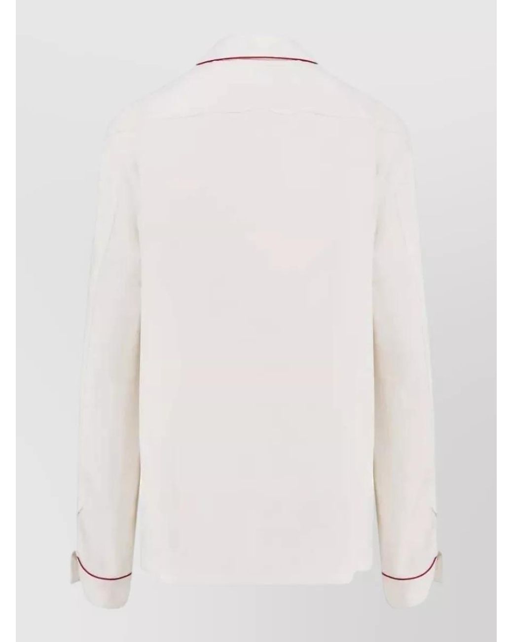 Tom Ford Natural Silk Long-Sleeve Shirt