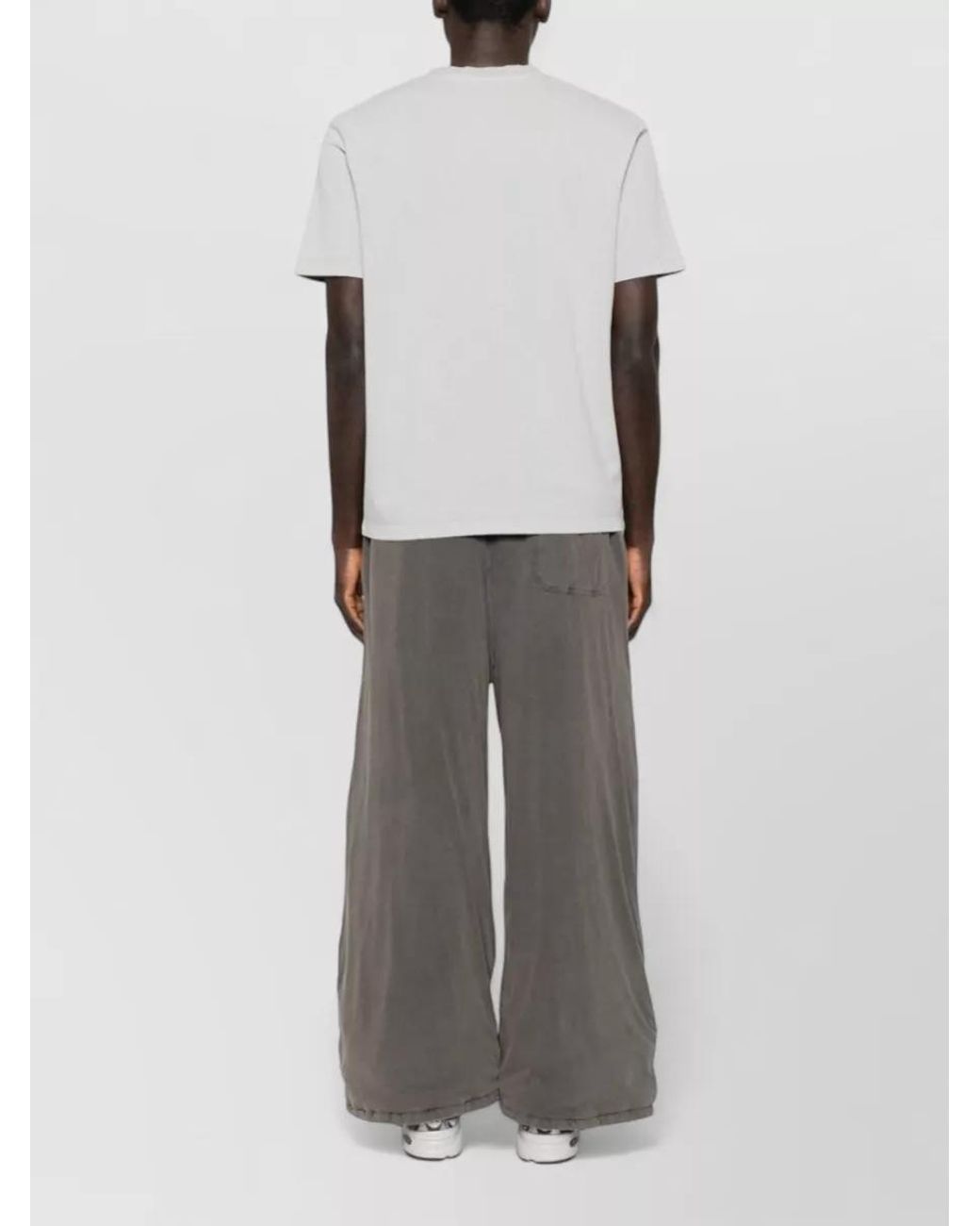 Balmain White Cotton Short-Sleeve T-Shirt for men