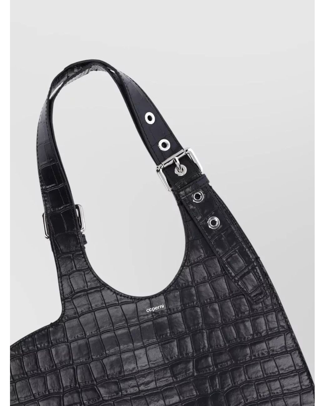 Coperni Black Heart Leather Shoulder Bag