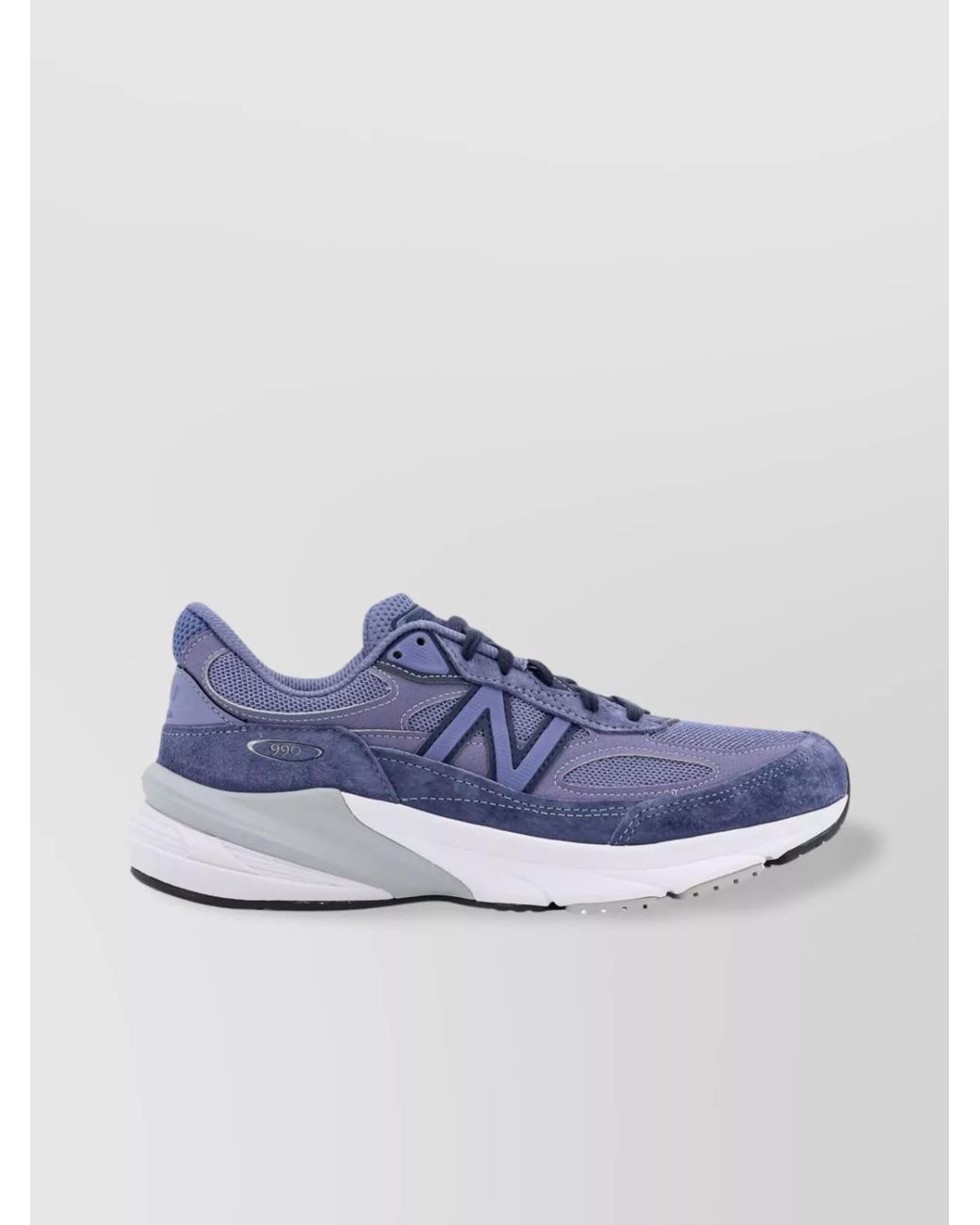 New Balance Blue Suede And Nylon Low-Top Sneakers for men
