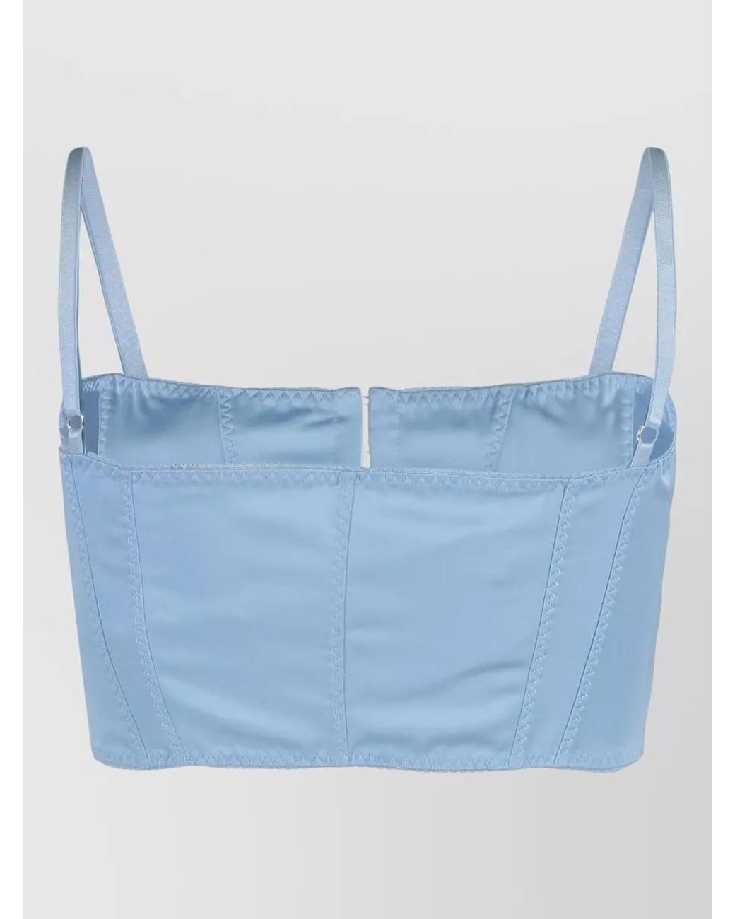Anna October Blue Cropped Tank Top