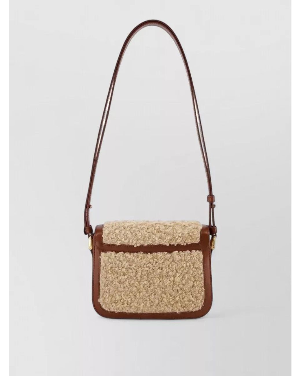 A.P.C. White Grace Small Shoulder Bag