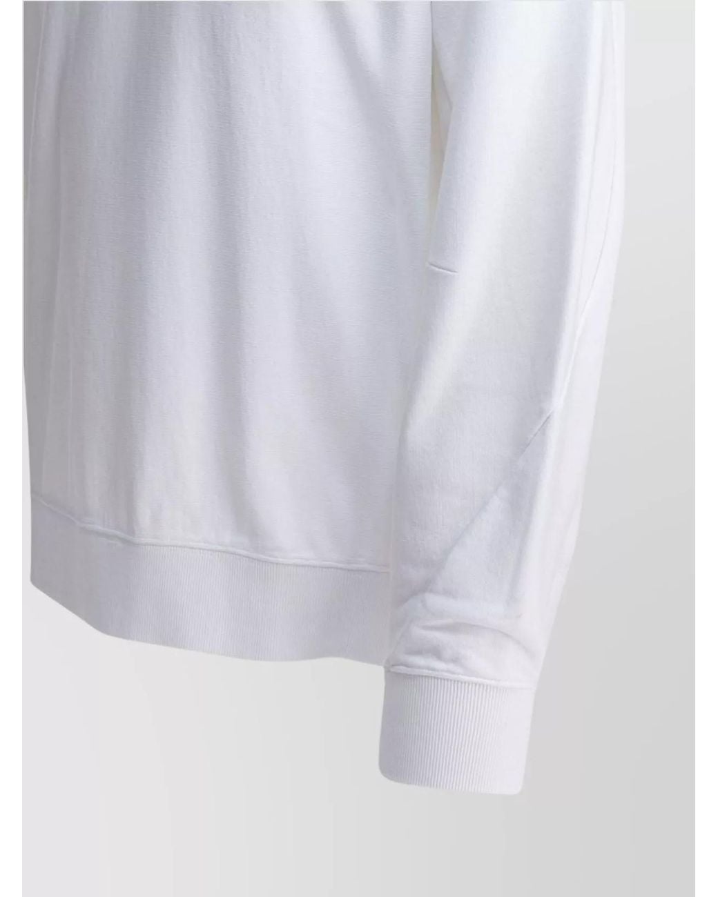 Givenchy White Cotton Logo-Embroidered Crewneck Sweatshirt for men