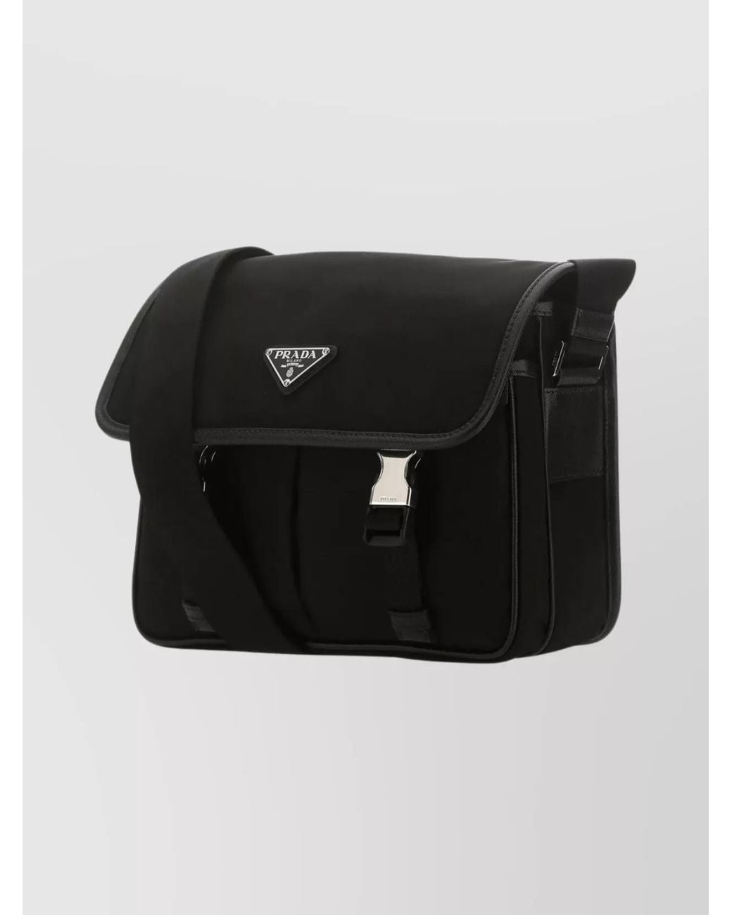 Prada Black Recycled Polyamide Crossbody Bag for men