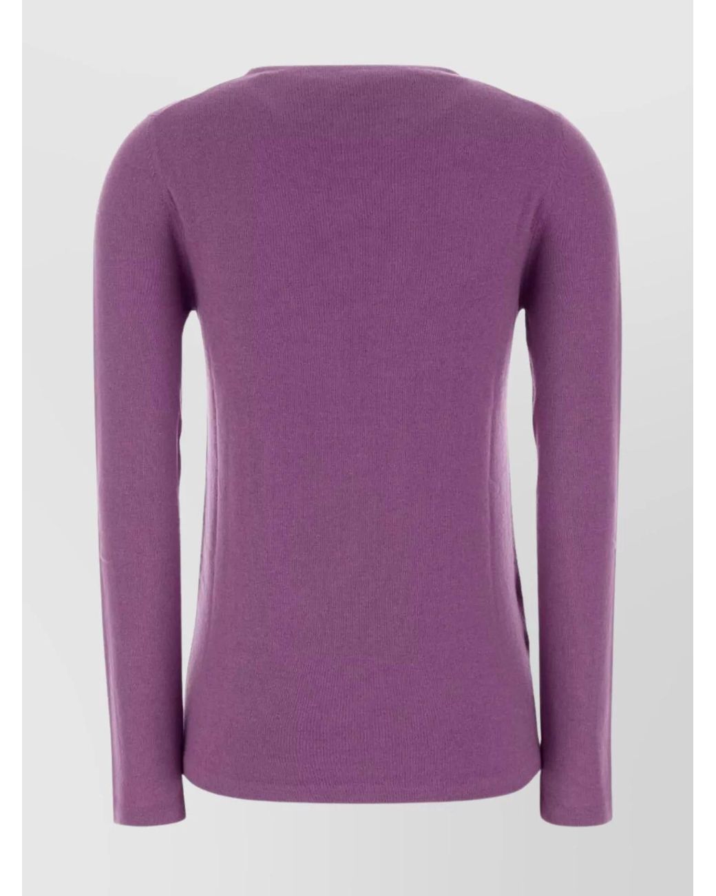 Miu Miu Purple Silk Wool Jumper