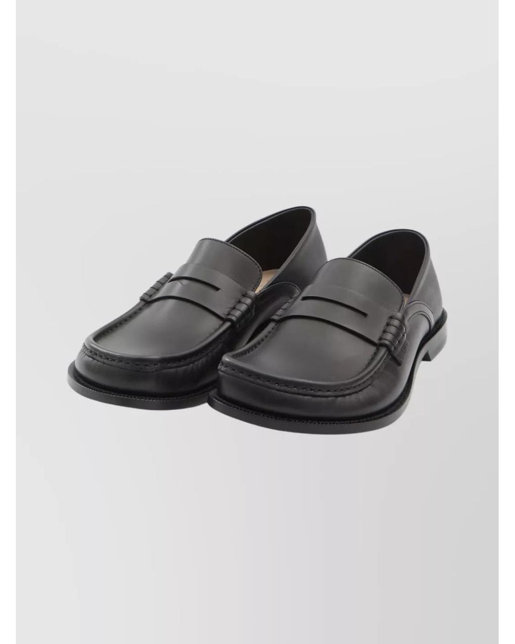 Loewe Multicolor Leather Campo Flap Back Loafers for men