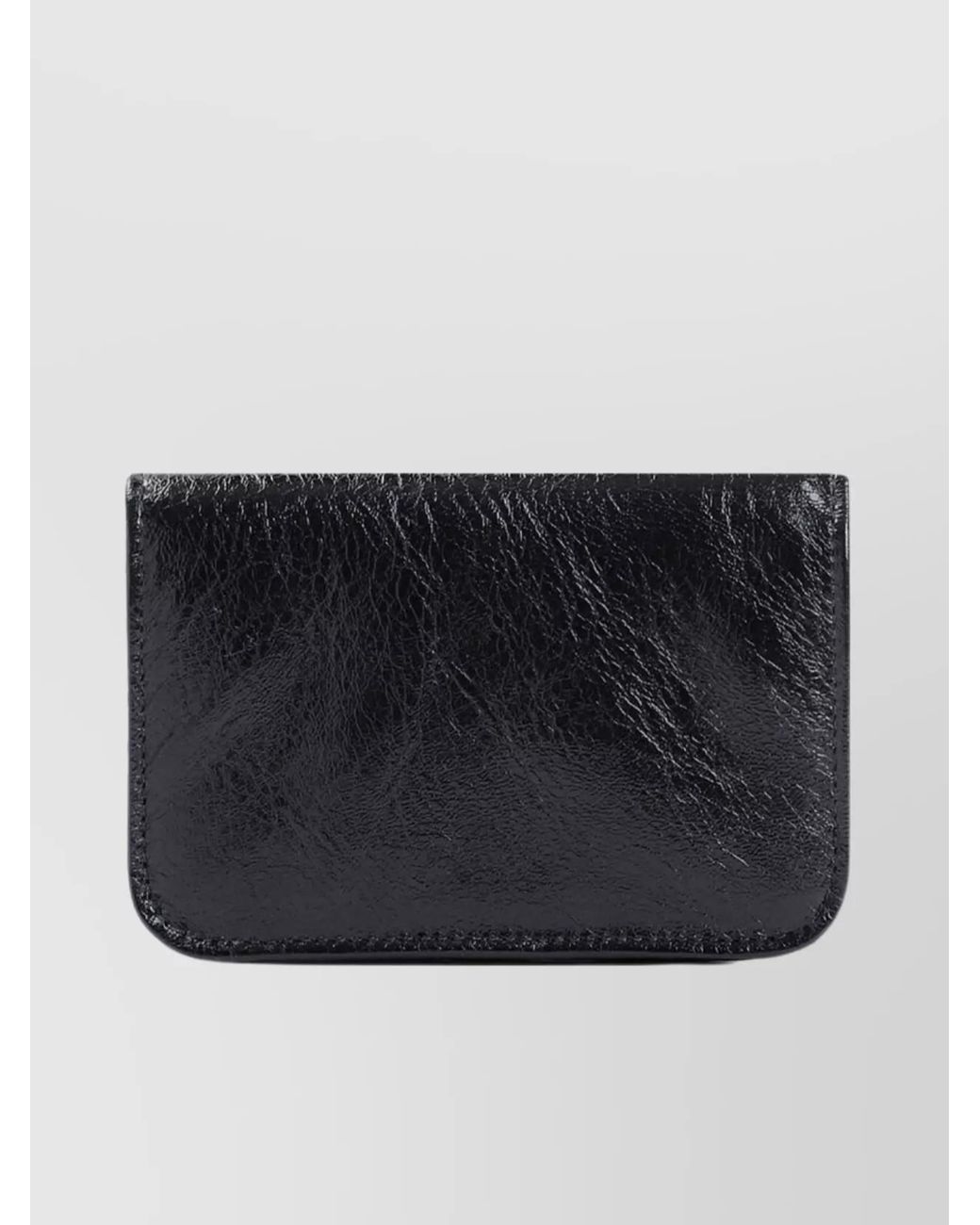 Balenciaga Blue Lamb Leather Card Holder