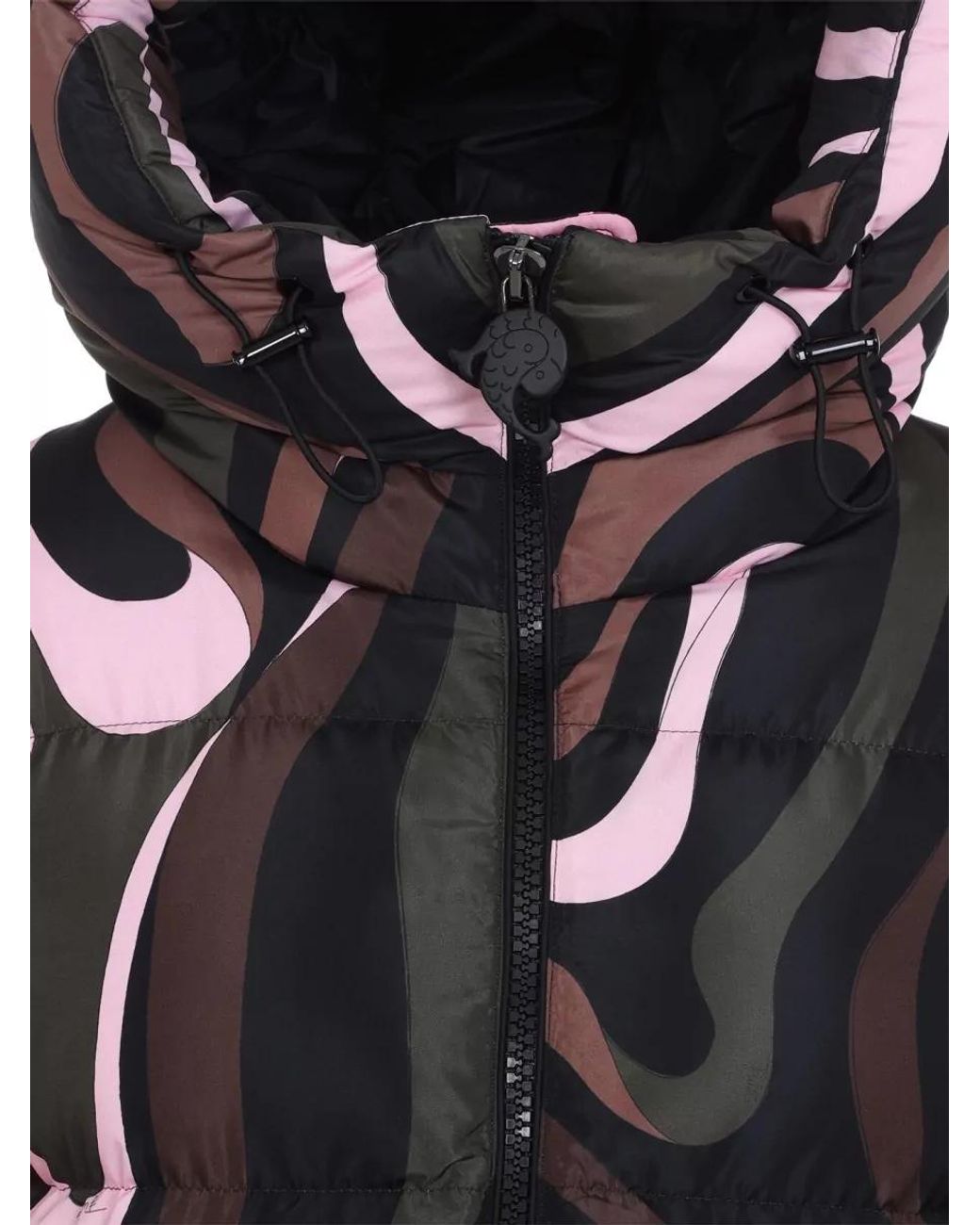 Emilio Pucci Multicolor Down Puffer Jacket