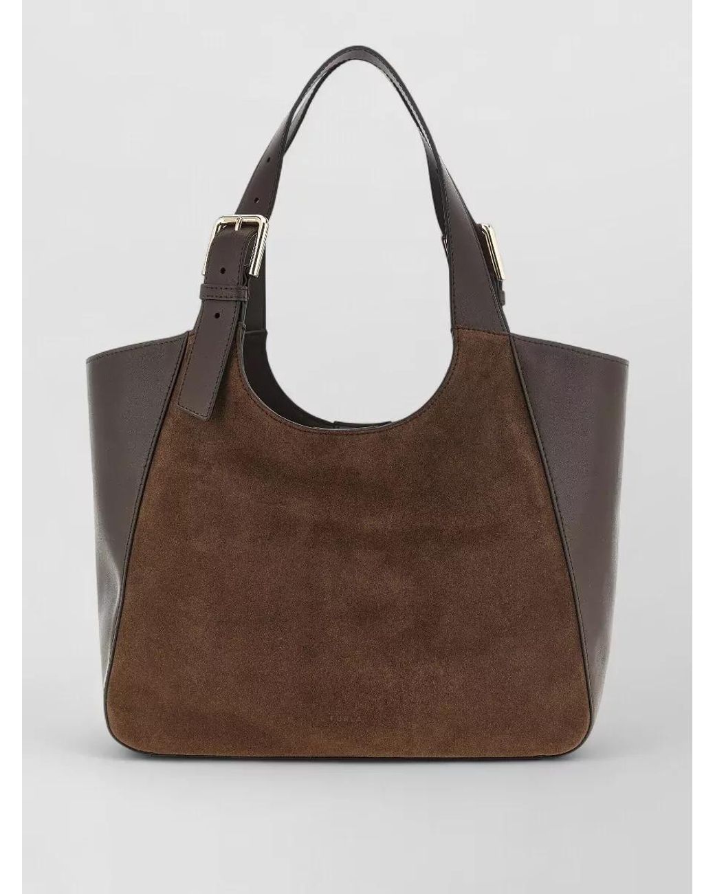 Furla Brown Na Leather Shoulder Bag