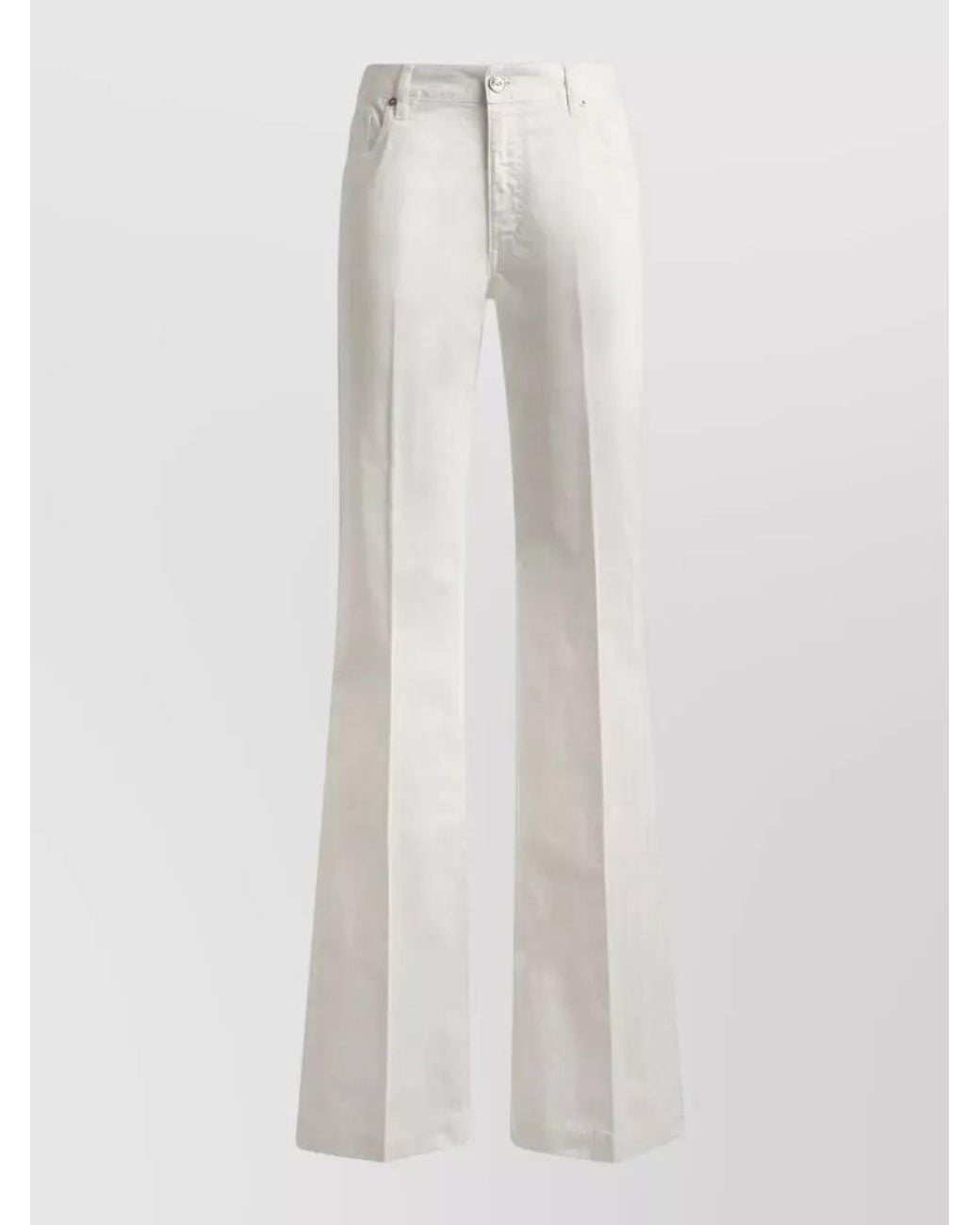 Etro White Denim Flared Jeans
