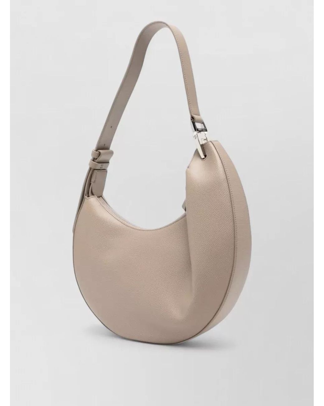 Emporio Armani White Leather Hobo Bag
