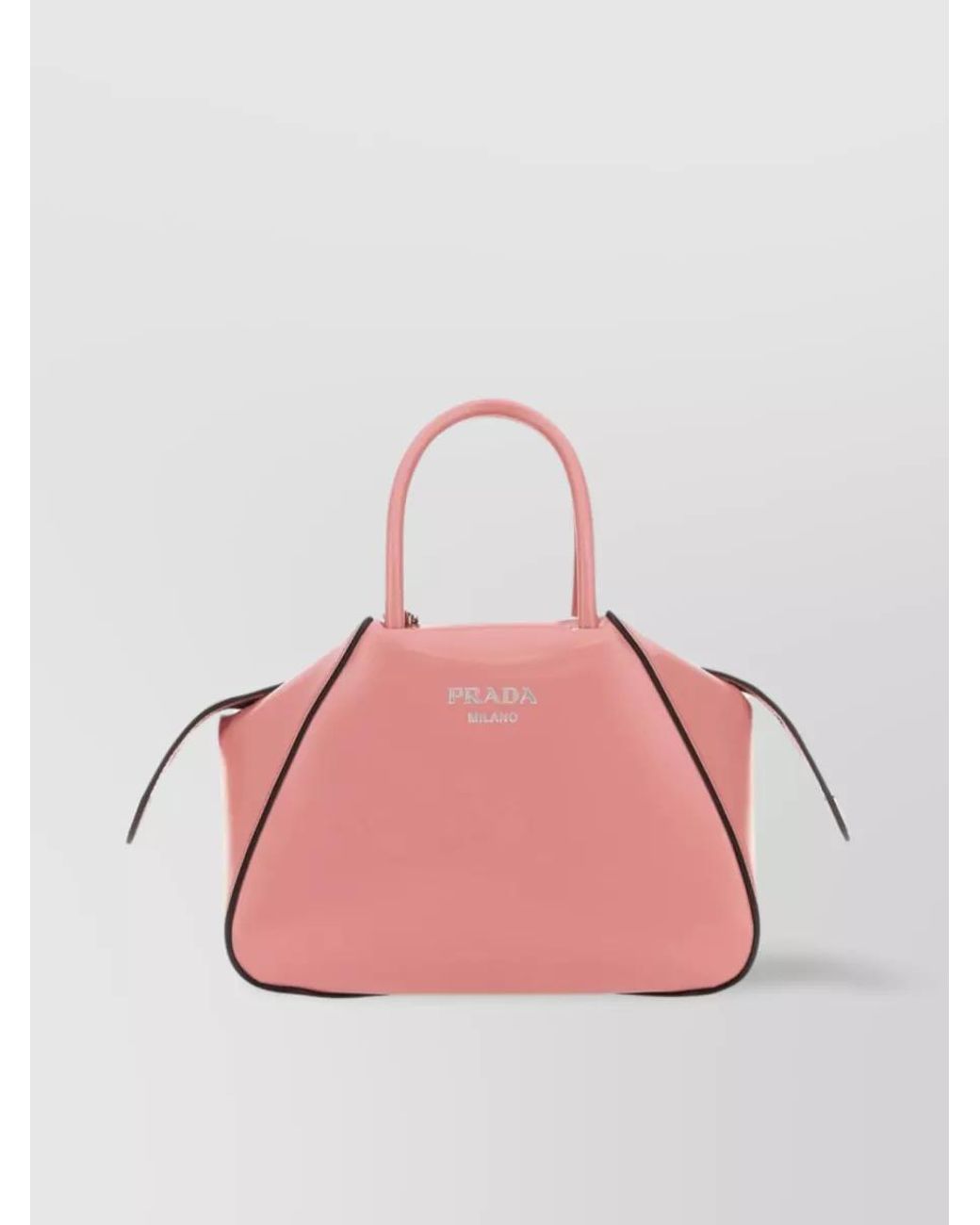 Prada Pink Symbole Leather Shoulder Bag