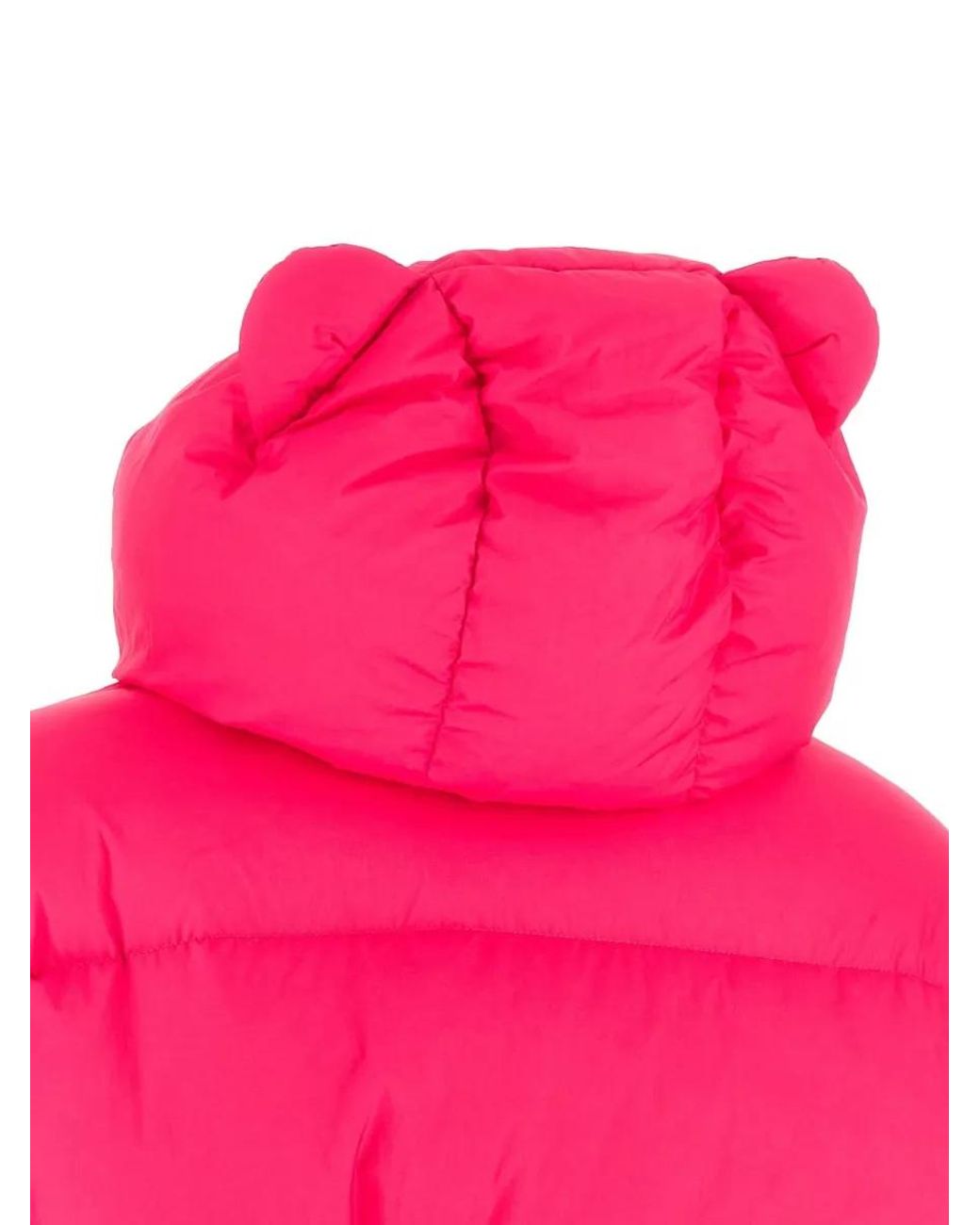 Ienki Ienki Pink Down Oversized Belted Quilted Hooded Coat