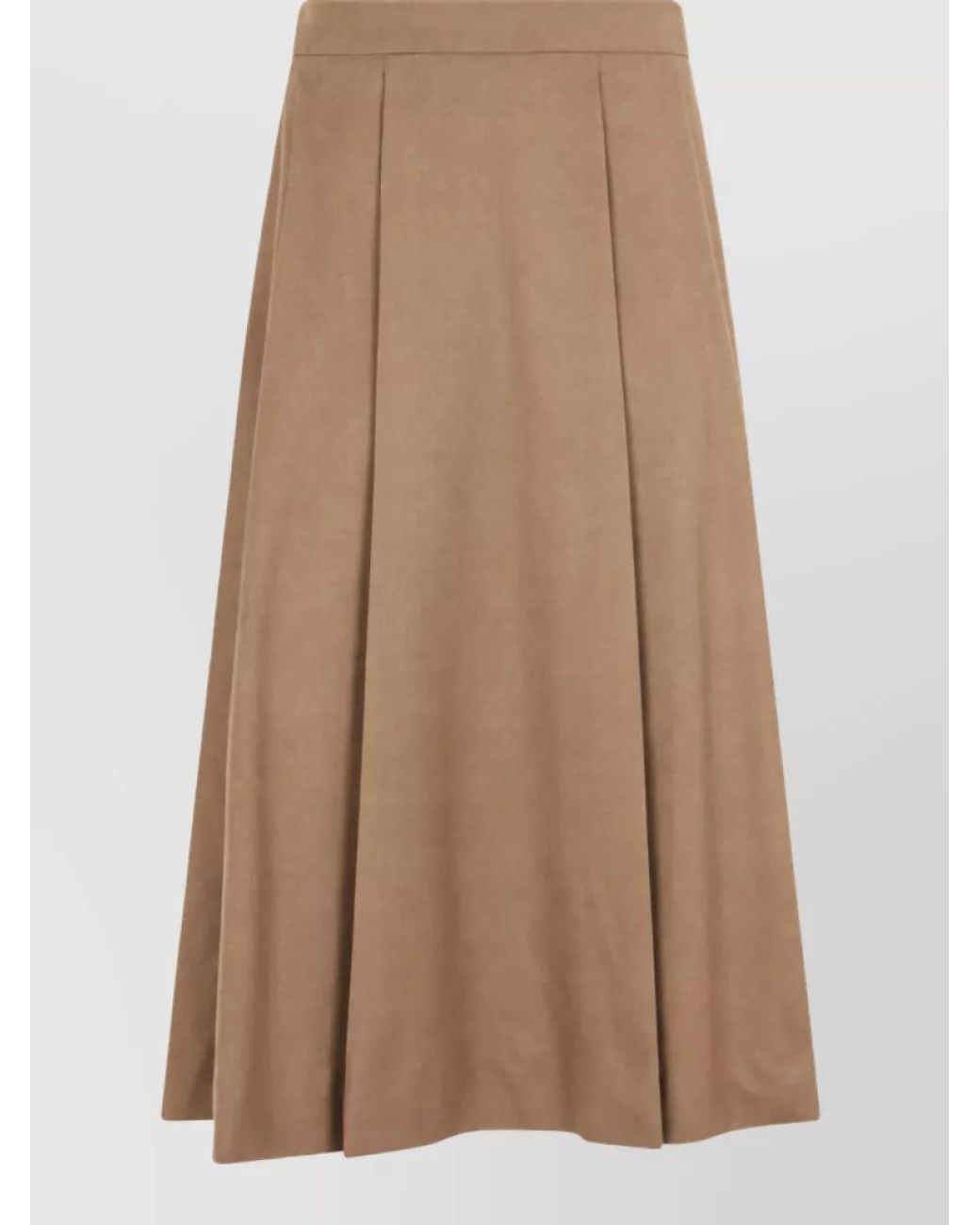 Incotex Brown A-Line Skirt