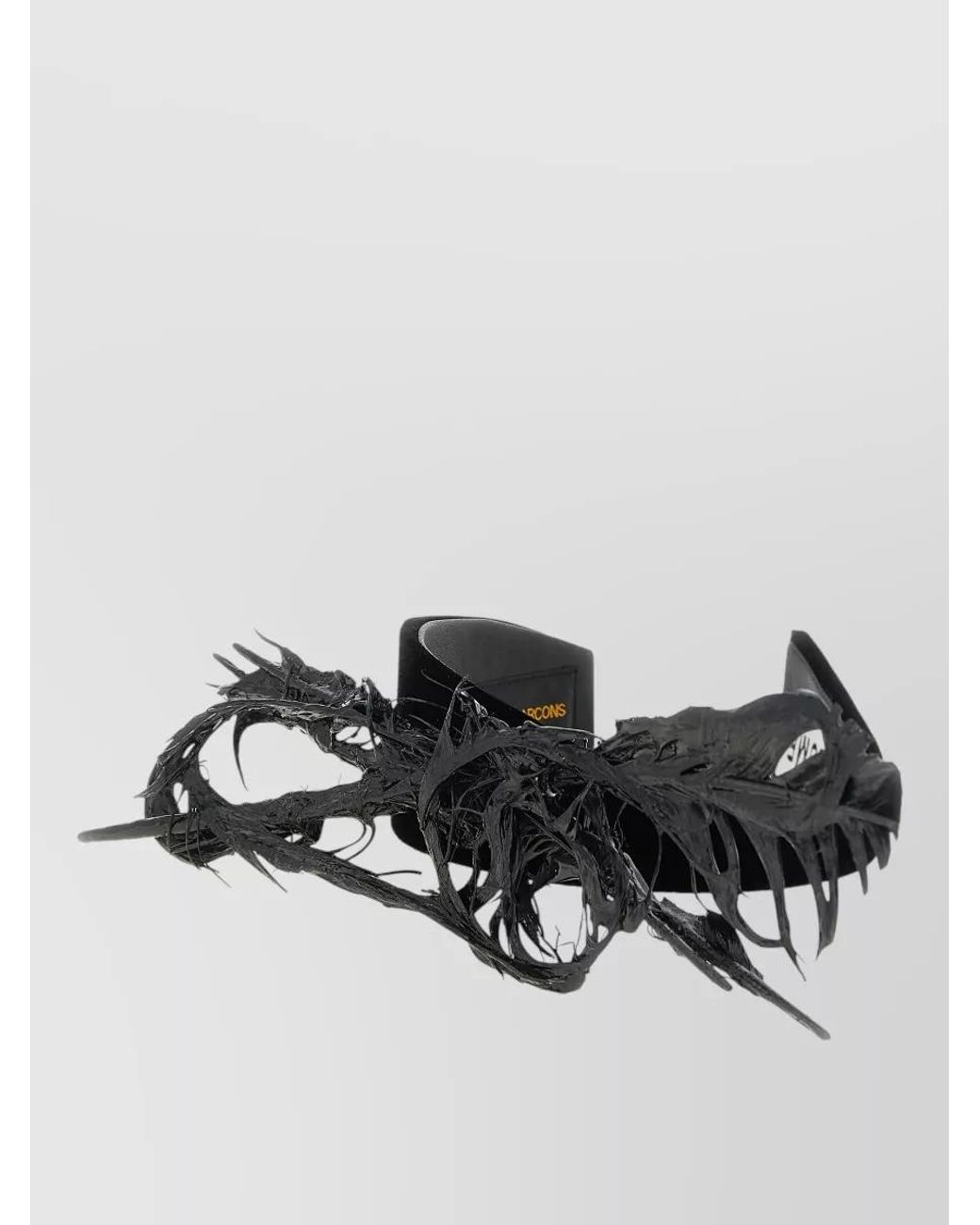 Comme des Garçons Black Rayon Sculptural Headband