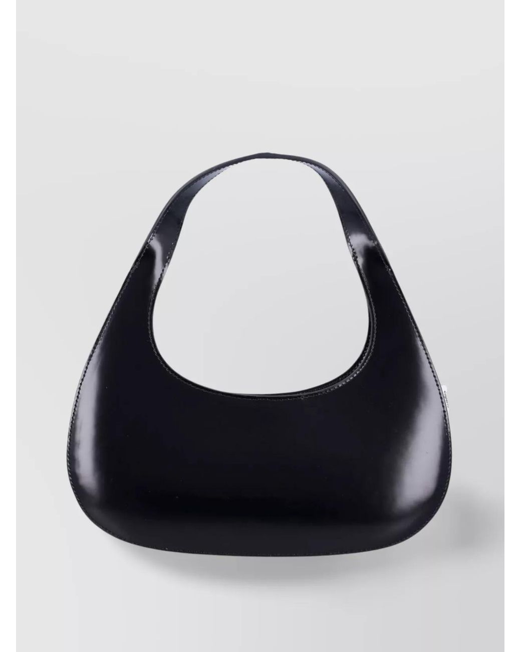 Coperni Black Swipe Leather Shoulder Bag