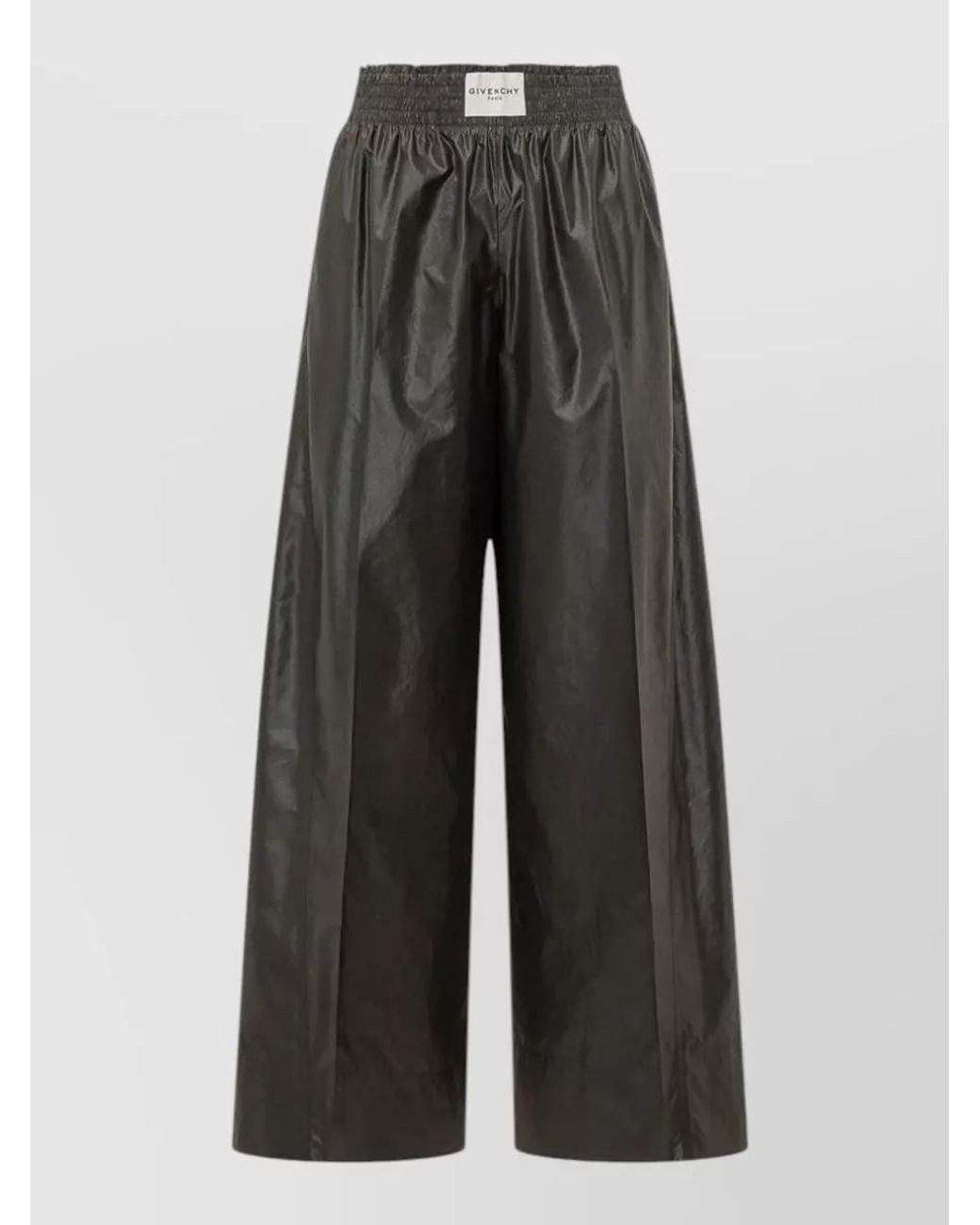 Givenchy Gray Wide Leg Elasticated Waist Trousers