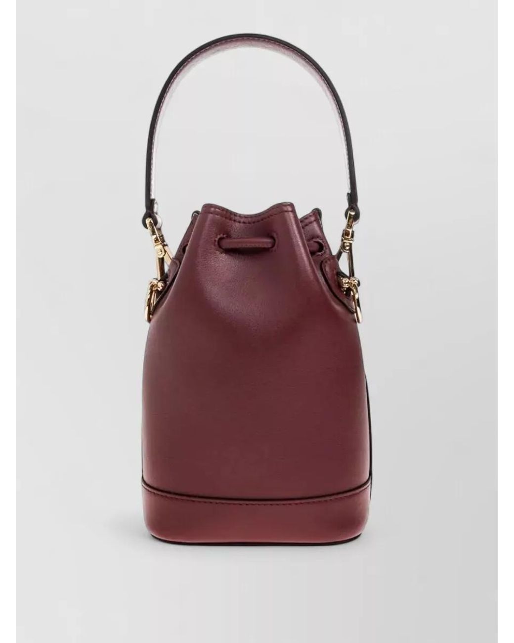 Fendi Purple Mon Tresor Mini Leather Bucket Bag
