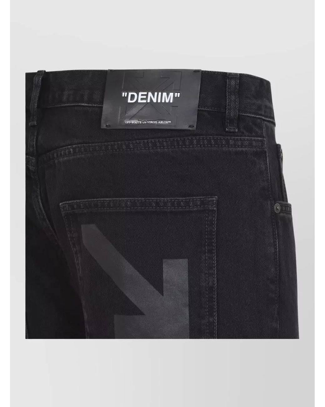 Off-White c/o Virgil Abloh Blue Denim Slim-Fit Straight-Leg Jeans for men