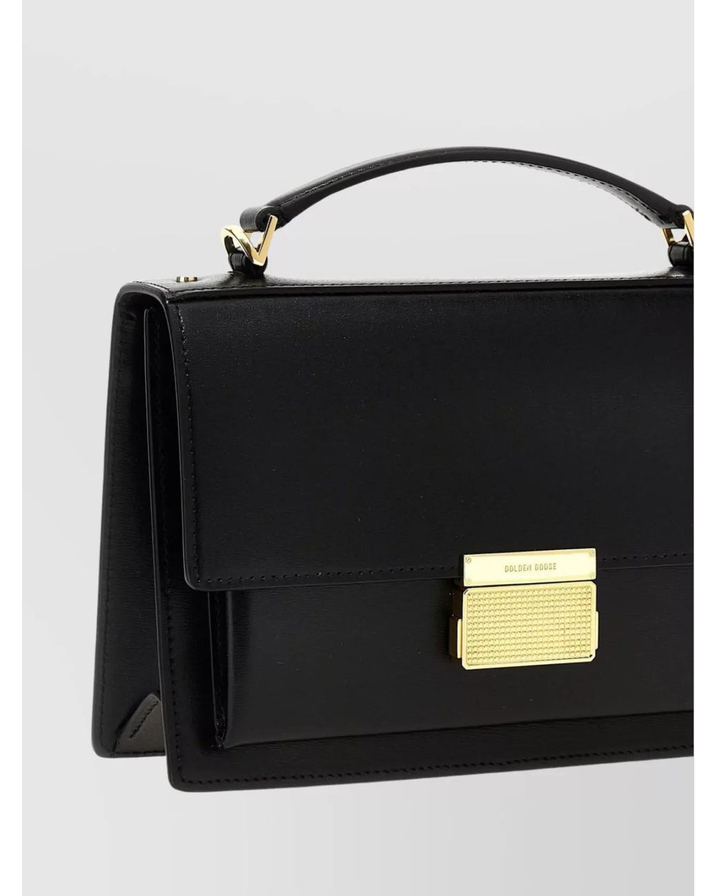 Golden Goose Deluxe Brand Black Leather Shoulder Bag