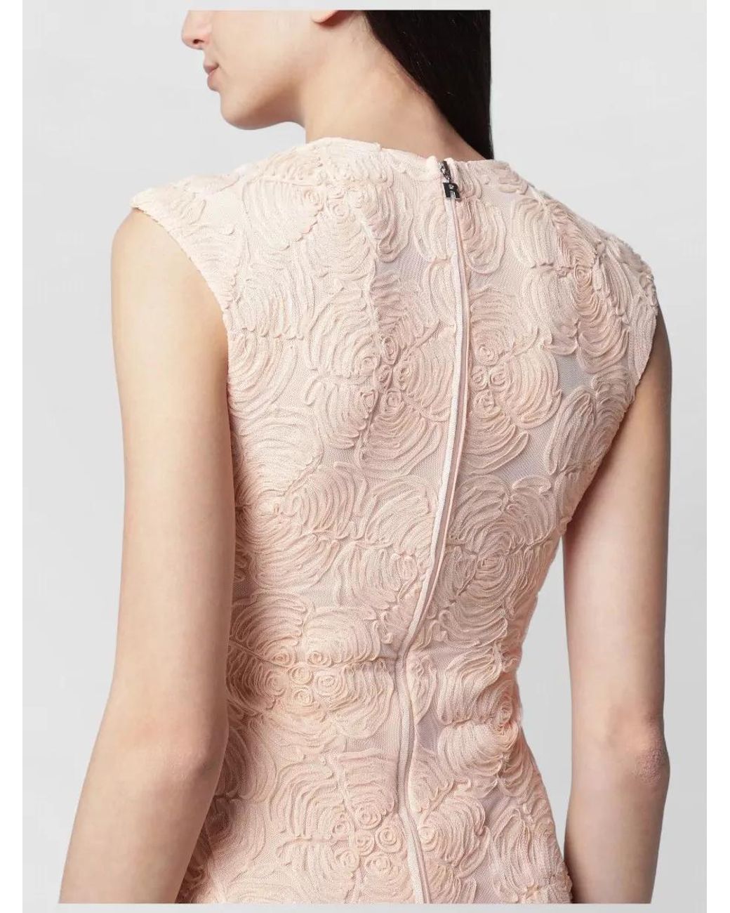 ROTATE BIRGER CHRISTENSEN Natural Mini Dress