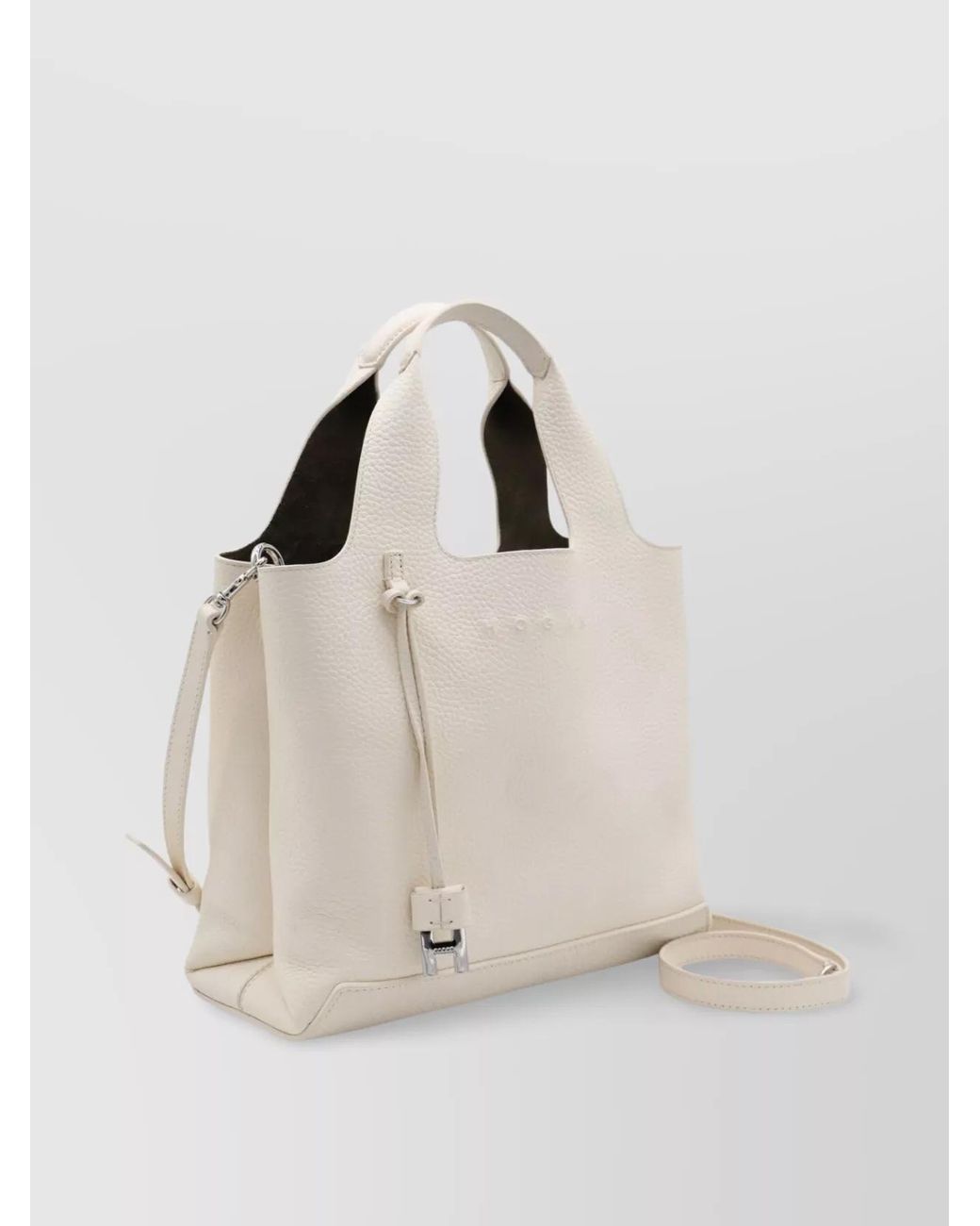 Hogan Natural Leather Tote Bag