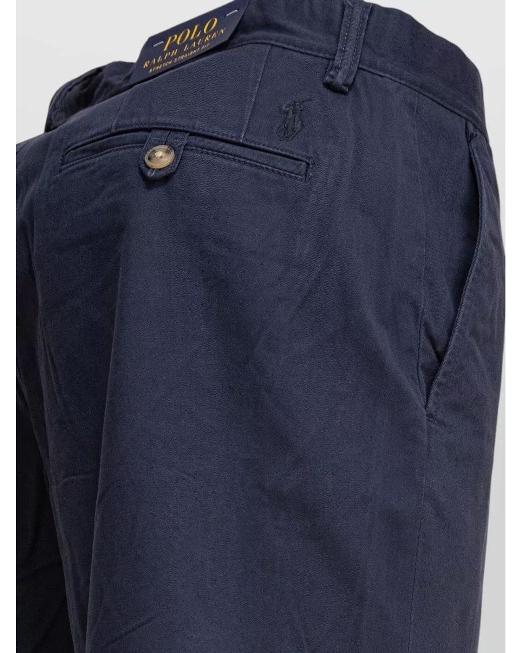Polo Ralph Lauren Blue Straight-Fit Chino Shorts for men