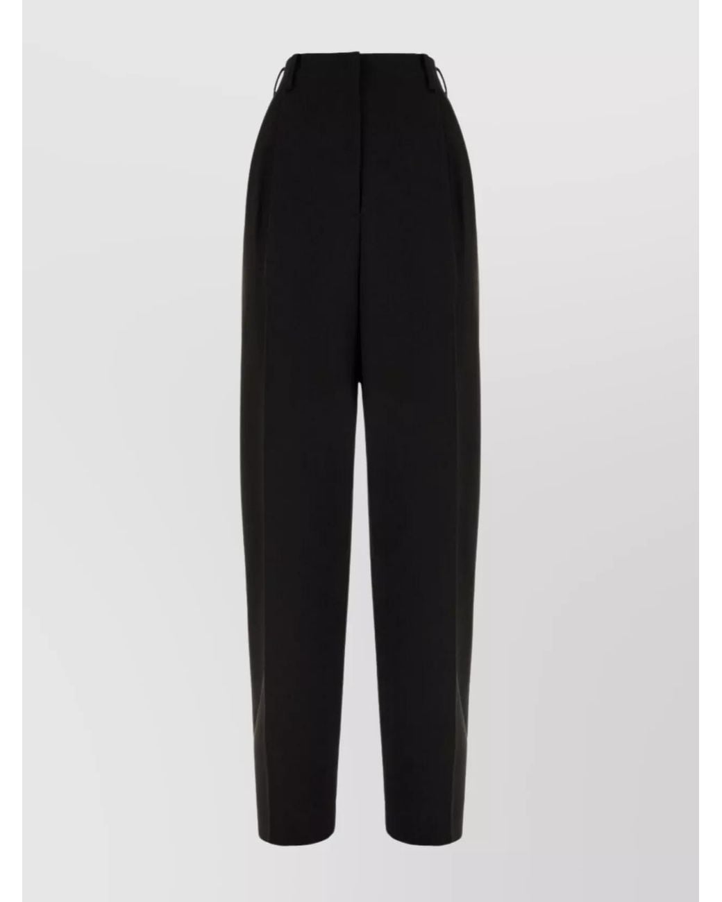 Givenchy Black Wool Straight-Leg Tailored Trousers