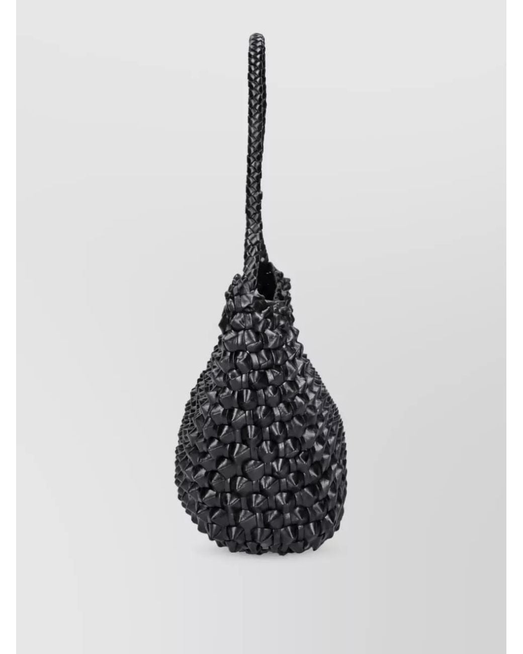 Dragon Diffusion Black A4 Pochette Leather Clutch Bag