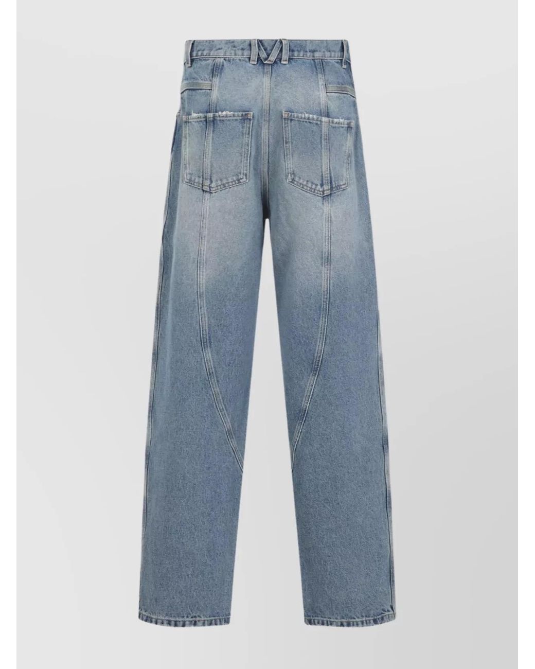 Moschino Blue Denim Straight-Leg Jeans