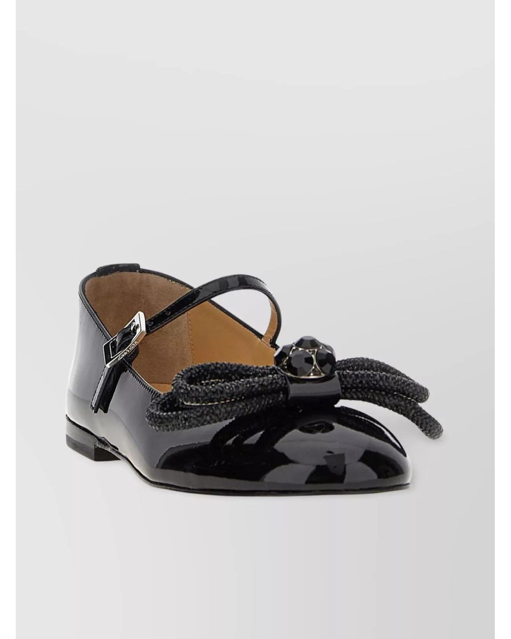 Mach & Mach Multicolor Double Bow Ballet Flats