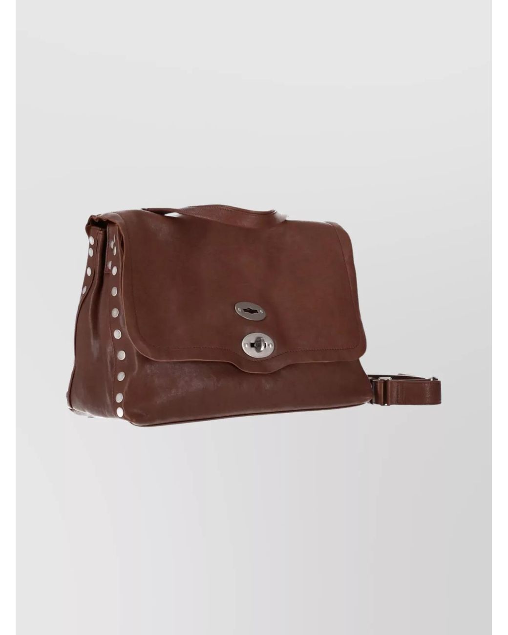 Zanellato Brown Calf Leather Shoulder Bag