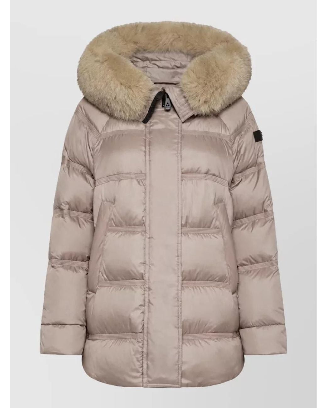 Peuterey Natural Polyester Puffer Coat