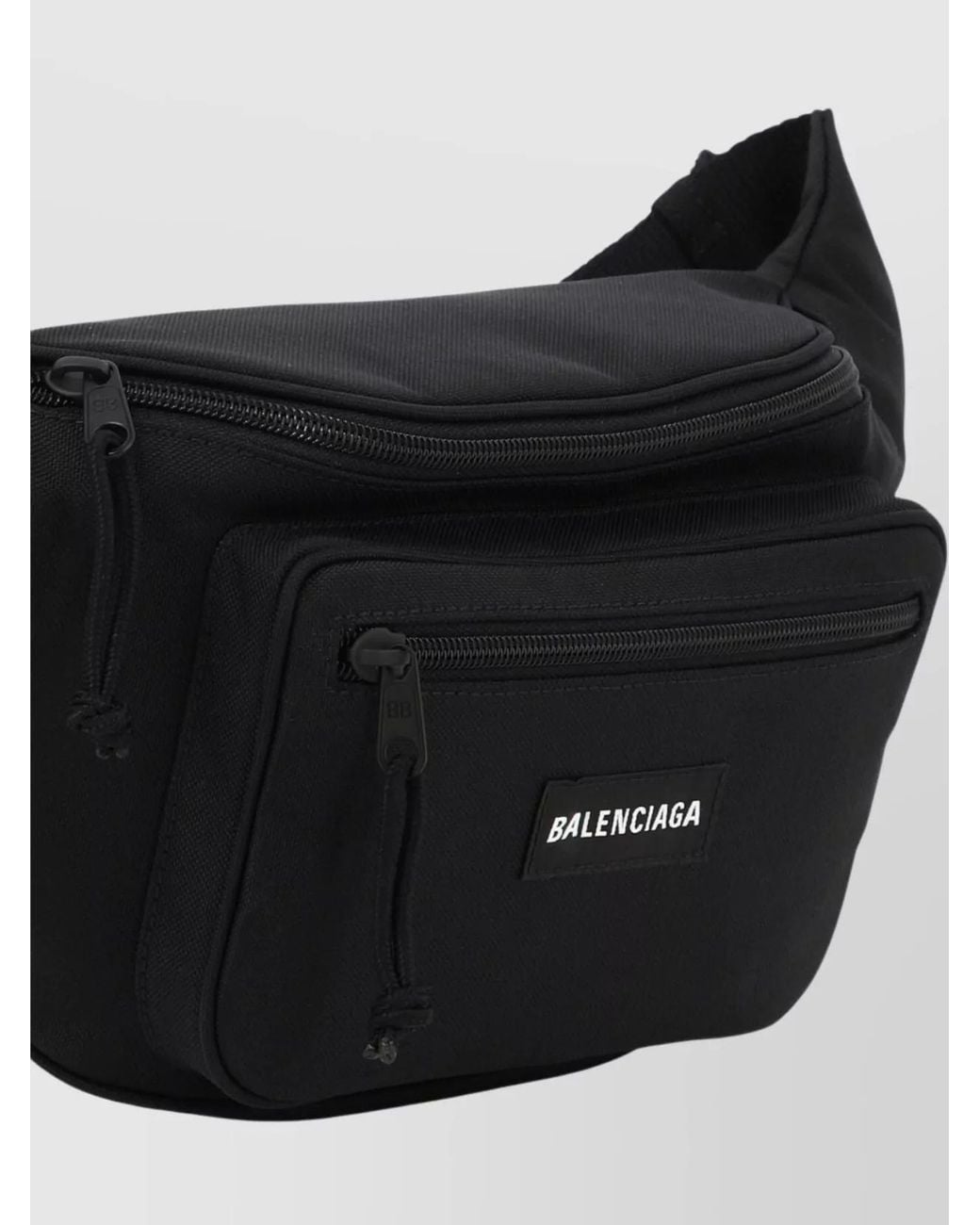 Balenciaga Black Nylon Belt Bag for men