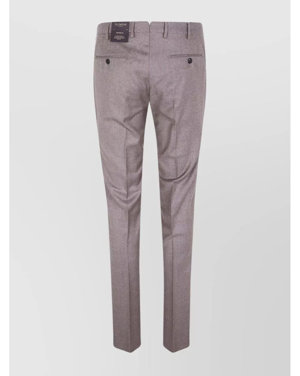 Incotex Gray Slim-Fit Chino Tailored Trousers for men
