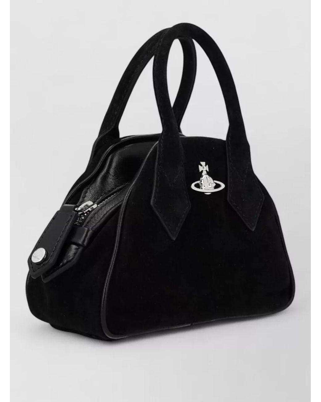 Vivienne Westwood Black Mini Yasmine Leather Mini Bag