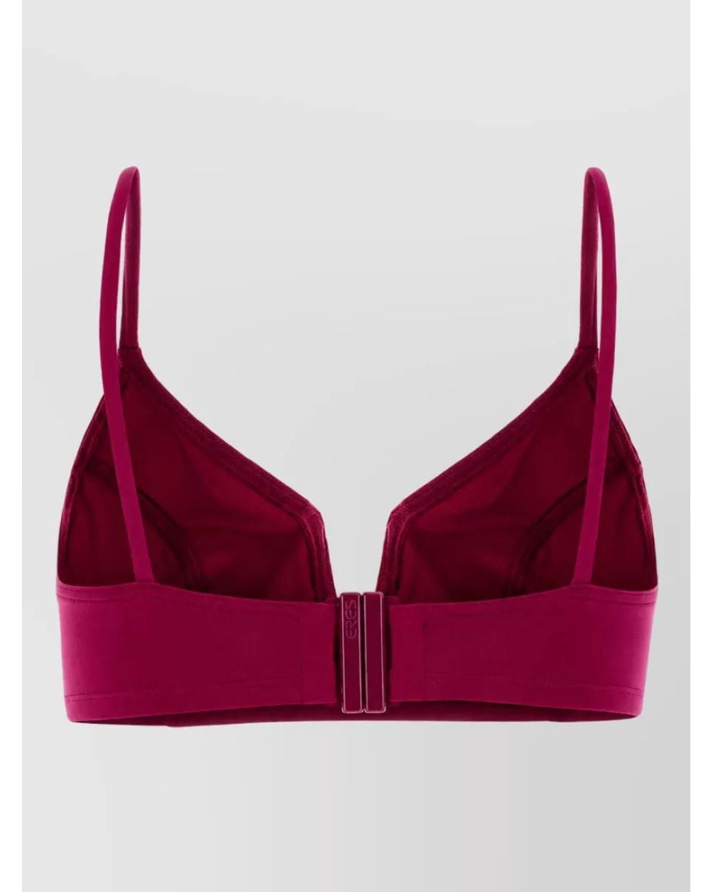 Eres Purple Stretch Nylon Bikini Top