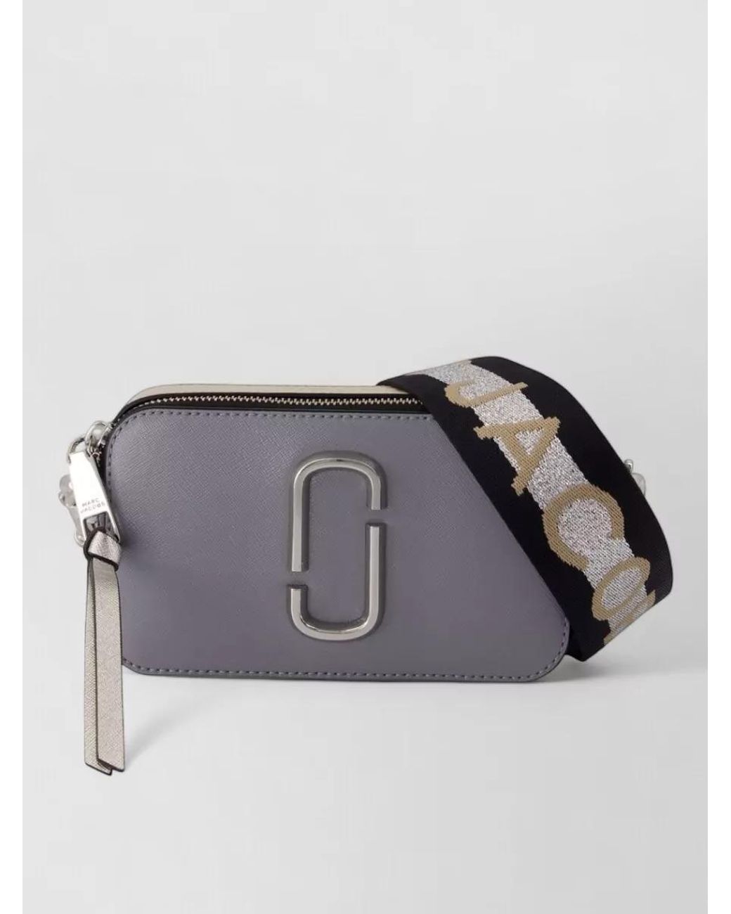 Marc Jacobs Gray The Snapshot Leather Belt Bag