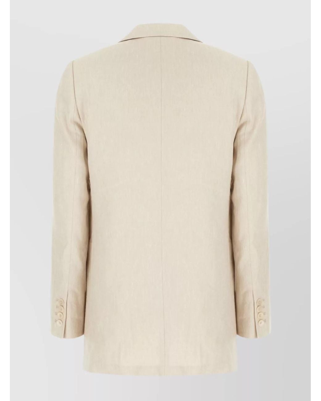 Michael Kors Natural Linen Blend Blazer
