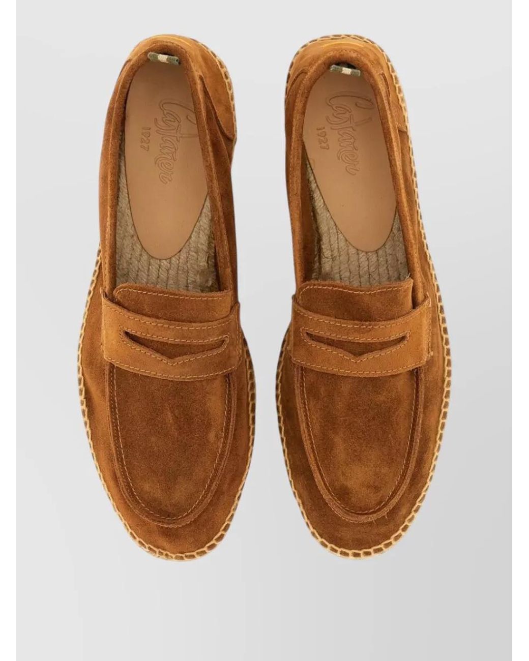 Castaner Brown Leather Loafers for men