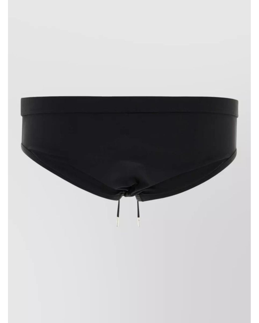Dolce & Gabbana Black Stretch Nylon Swimming Briefs for men